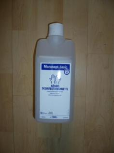 1 Desinfektionsspender/ Braun mit 1.0 L Desinfektionsmittel Nr.101