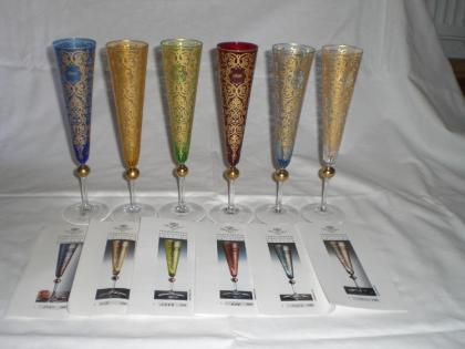 Theresienthal Champagner-Glas Jahrtausendedition