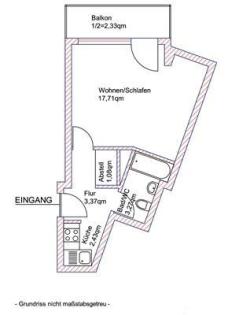 München Sendling 1 Zi-App 30m2; 6.OG,S-Balkon, Bergsicht
