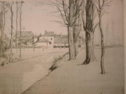 Grafiken Grötzinger und Karlsruher Maler um 1900