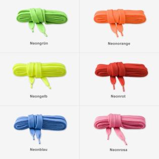 Neonfarbige Schuhsenkel