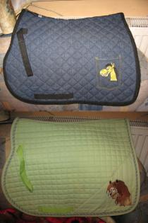 3 tolle und seltene Pony-VS-Schabracken neu   neuwertig