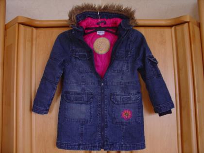 Hübsche Jeans-Jacke Gr.104  nur 8,-