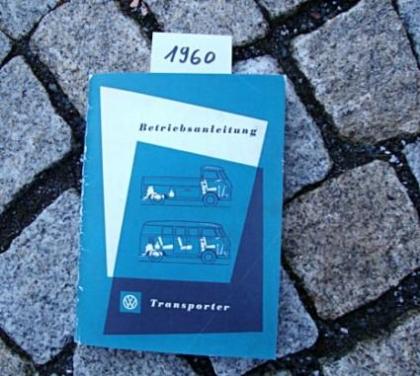 Betriebsanleitung VW Transporter / Bus T1 1961