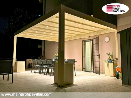 Pergola 3x4 Überdachung Pavillon Terrassenüberdachung Zelt Terrasse Sonnenschutz