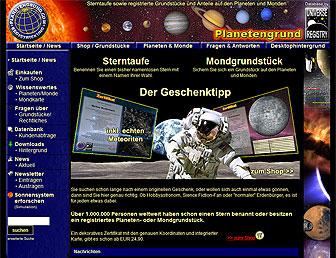 1000m  Mondgrundstück oder Sterntaufe
