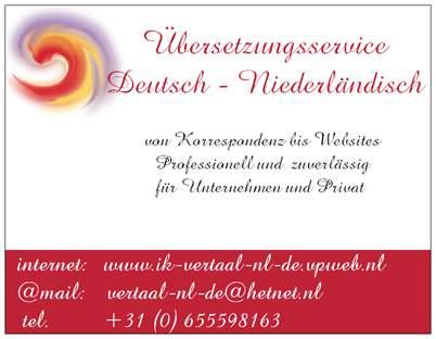 Erfahren Übersetzerin Niederländisch-Deutsch