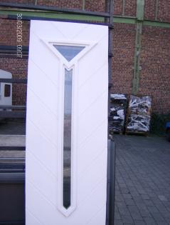 Haustürfüllung weiß