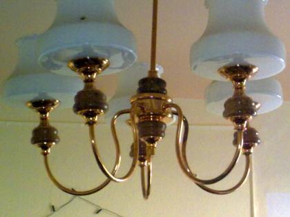 Stubenlampe aus kupfer