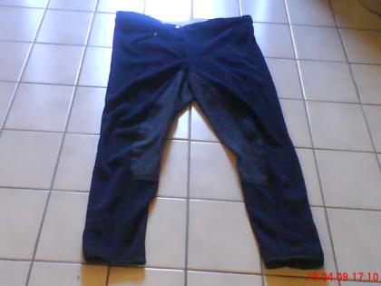Voll-Leder-Reithose, dunkelblau, GR. 44-46 NEUWERTIG !!!