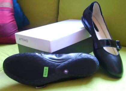 Damenschuhe Ballerina schwarz Attimo Gr. 39