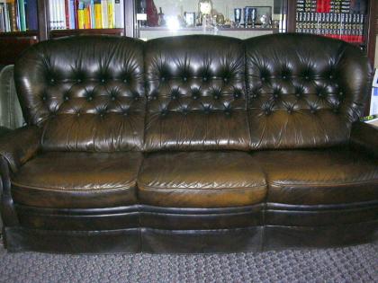 Große Ledercouch (270 cm) 