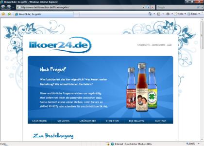 Likör und Spirituosen mit individuellem Etikett auf www.likoer24.de