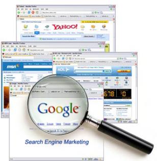 Google, Yahoo und jetzt noch Bink, und wo ist Ihre eigene Suchmaschine 