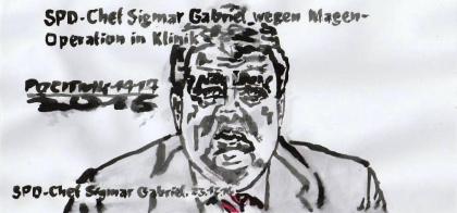 POLITNIK 1417 Sigmar Gabriel 23.12.16 Original Meierhof