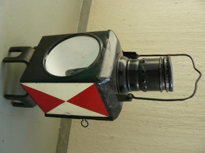 Alte Eisenbahnleuchte