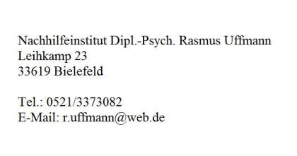 Qualifizierte Nachhilfe zu Hause, Vorbereitung auf Nachprüfung, Ferienkurse 
