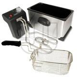 3 Stck.Friteuse Edelstahl 3,5 Liter