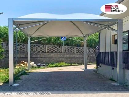 Pavillon 7x5 Überdachung Pagodenzelt Festzelt Pvc Terrassendach Pergola Terrasse