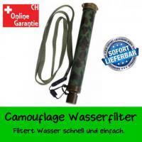 Militär Wasserfilter Wasser Filter Fluss See Wandern Outdoor Draussen Ferien Cam