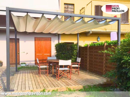 Pergola 3x5 Überdachung Pavillon Terrassenüberdachung Zelt Terrasse Sonnenschutz