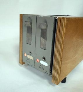 Paar Telefunken Maihak V72 Röhrenmikrofon Vorverstärker mit Lunchbox