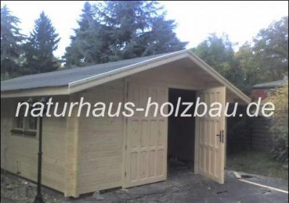 Garagen, Blockhäuser individuelle Fertigung von Holzbauten in 50mm und 70mm Bloc