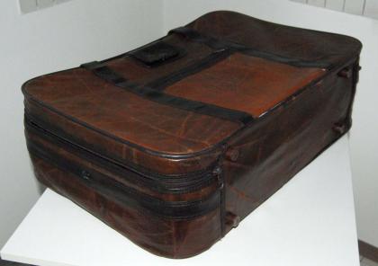 3-teiliges Kofferset echt Leder, neu