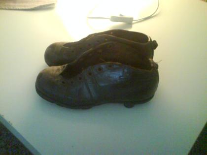 Fußballschuhe von 1949