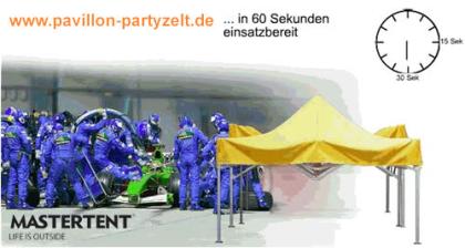 Motorsport Faltzelt 6x4m Profi-Zelt von Mastertent