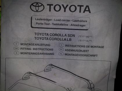 Original Toyota Lastenträger / Dachträger
