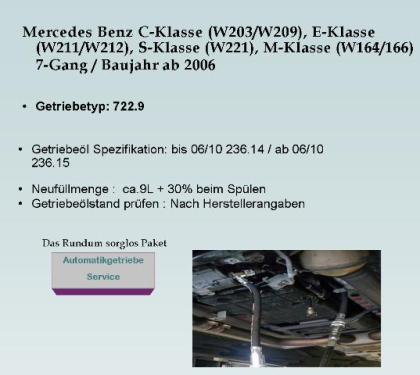 Automatikgetriebe-Service