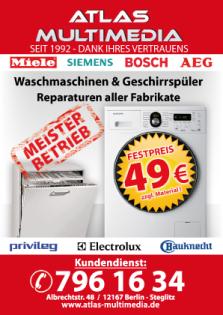 Waschmaschinen Reparatur Berlin nur 49€   Material