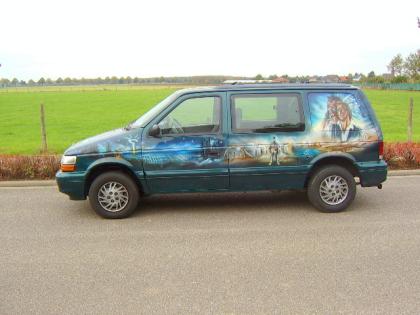 Van Dodge Caravan SE Unikat Airbrushlackierung
