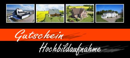 Gutschein Hochbildaufnahme/Luftbildaufnahme   Eindrucksvoll   Werbewirksam   Übe