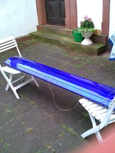 Giesemann Aquarium Beleuchtung in Blau 1,80cm 3 mal 150 HQI