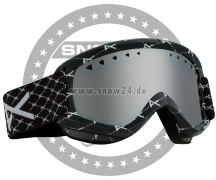 Anon Goggle  HELIX  Prints Black Logonet Silver Mirror