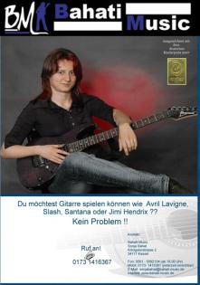 Gitarrenunterricht zu unschlagbaren Konditionen