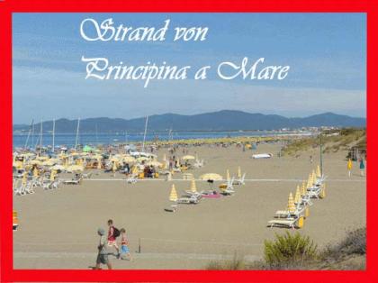 Toskana Meer Castiglione della Pescaia Principina Mare