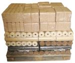 Briketts, Brennholz, Holz, Pellets