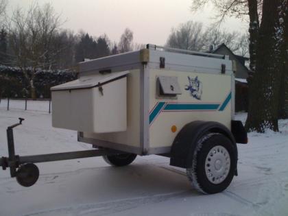 2er WT Metall Hundeanhänger