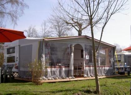 Wohnwagenvermietung am Bodensee komplett eingerichtet