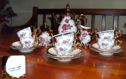 Kaffee/ Mokkaservice 24 Karat