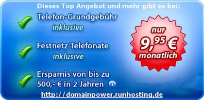 Der deutschlandweit supergünstige Telefonanschluss mit Festnetzflatrate 