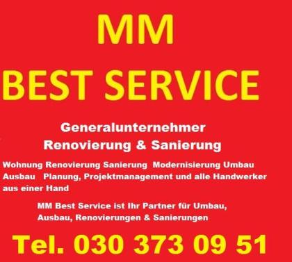 MM Best Service • Bestpreis• Wohnung •Modernisierung • Sanierung•