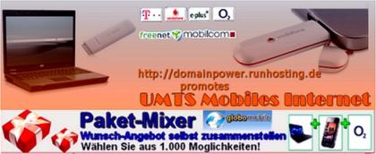 UMTS-Internet-Bundles kostenlos