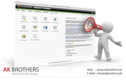 Webseiten -Erstellung   Joomla - CMS  