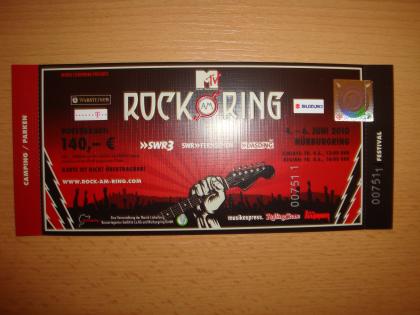 2 x 4 - Tages-Tickets  Hardcover  für Rock am Ring2021/ inkl. Camping