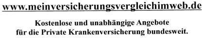 Vergleich Private Krankenversicherung bundesweit
