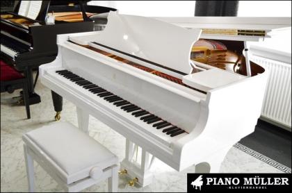 Hamburger Steinway & Sons Flügel Modell S-155 in weiß Hochglanz